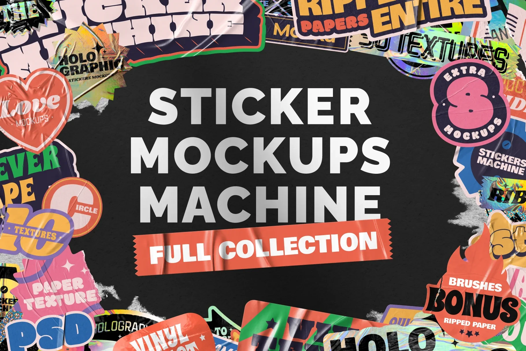 The Sticker Mockup Machine | Full Collectionthumbnaile