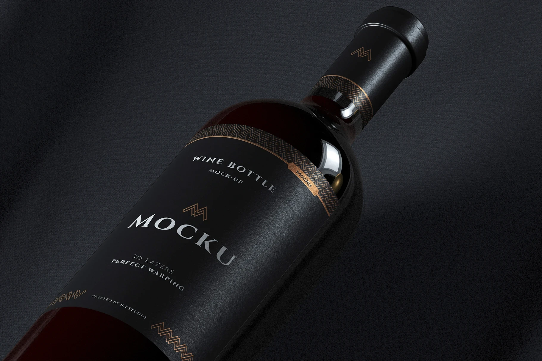 Wine Bottle Mockup - Vol.01thumbnaile