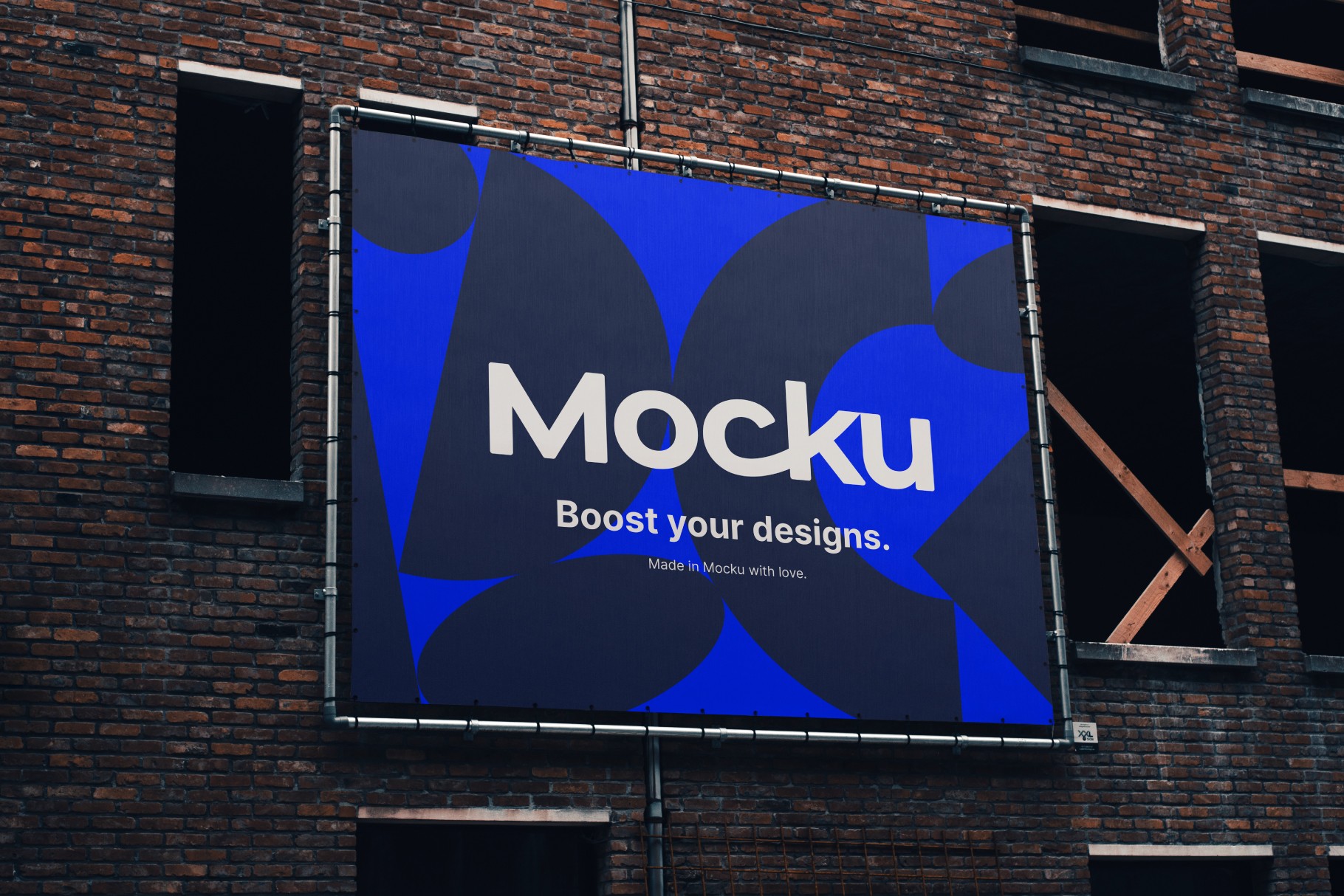 Construction Site Billboard Mockup Vol. 2