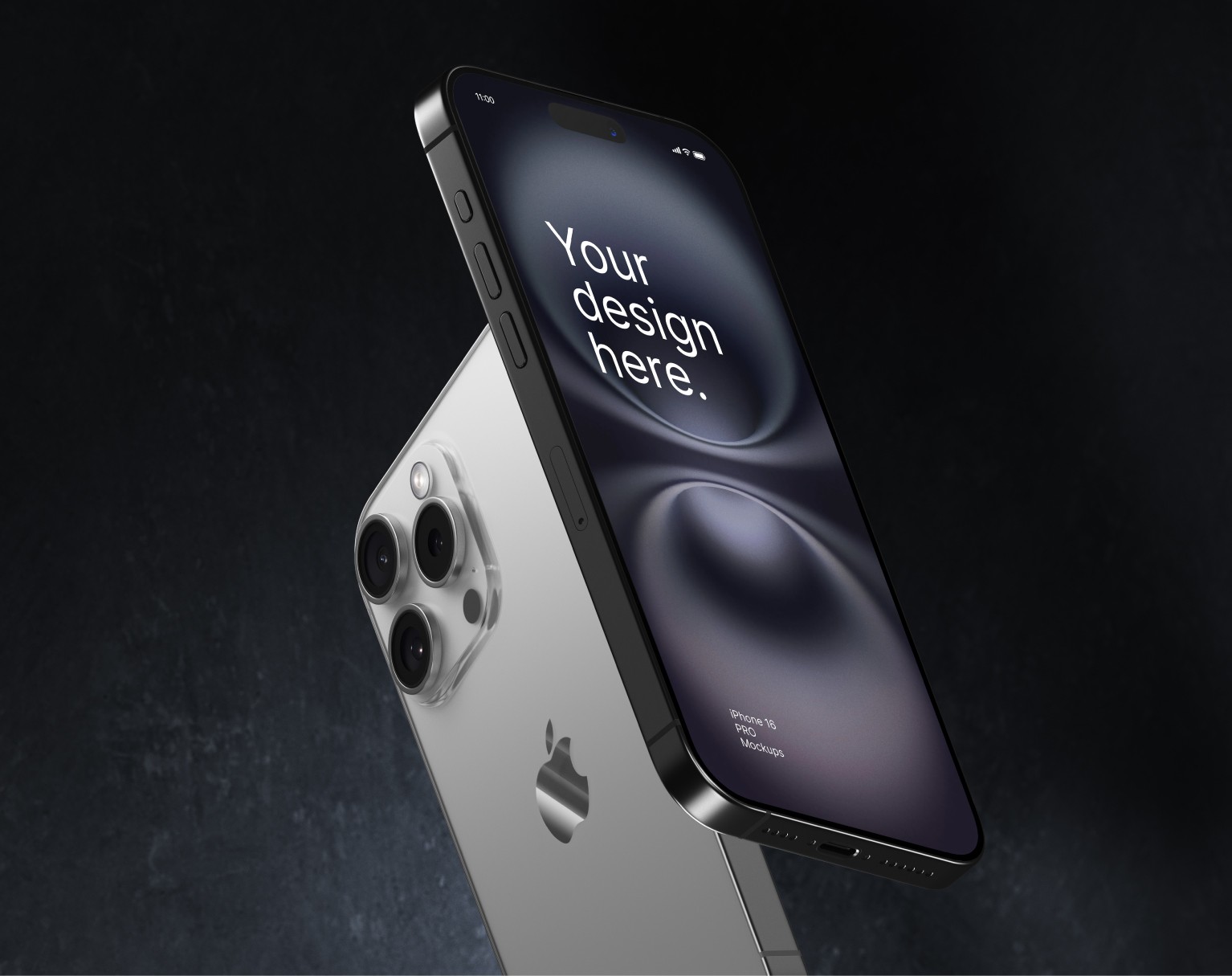 Iphone 16 Pro mockups - Industrial setthumbnaile